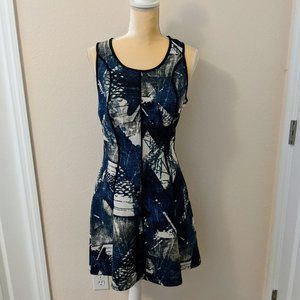 Mossimo Sleeveless Marbled Print Dress